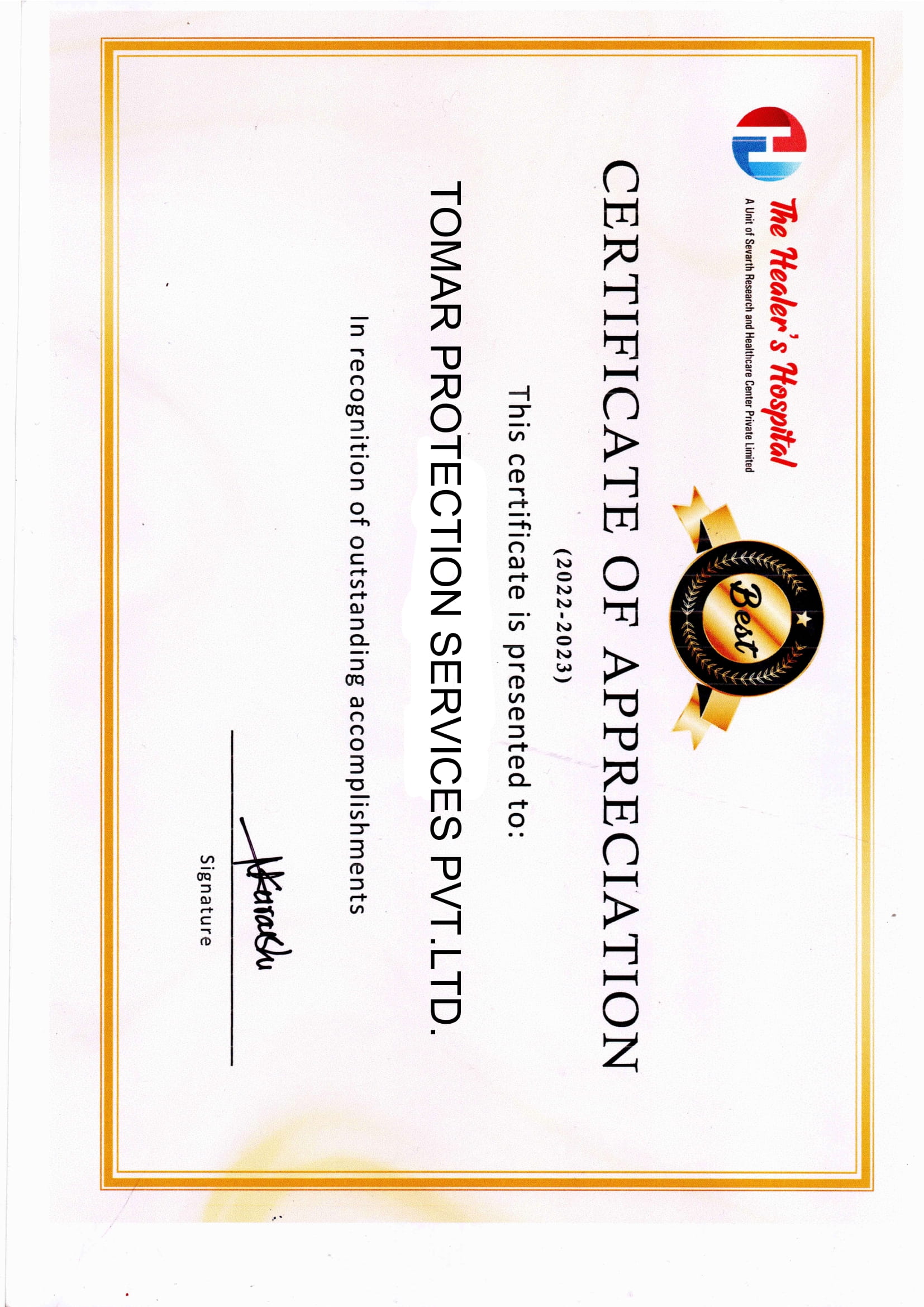 Certificate 10